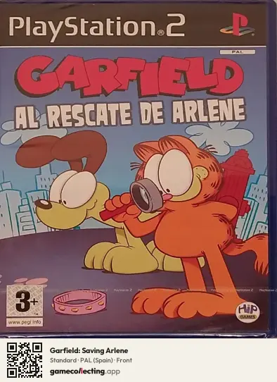 Garfield: Saving Arlene PlayStation 2, Spain box front