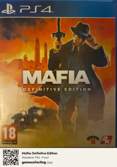 Mafia: Definitive Edition PlayStation 4, PAL box front