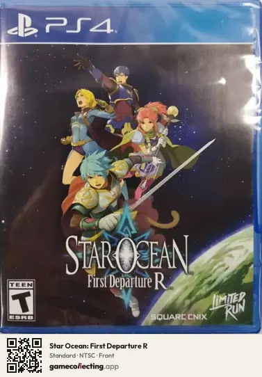 Star Ocean: First Departure R PlayStation 4, NTSC box front