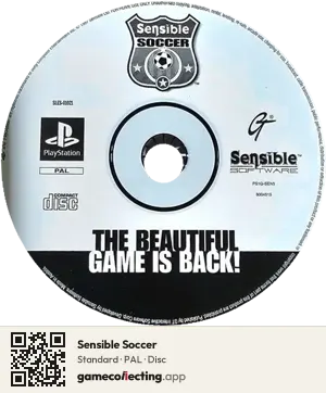 Sensible Soccer PlayStation, PAL disc