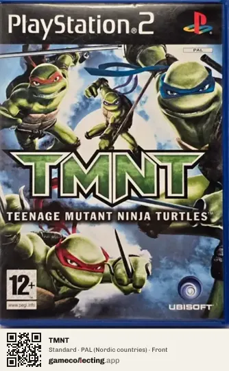 TMNT PlayStation 2, Nordic countries box front