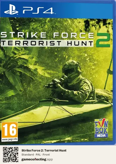 Strike Force 2: Terrorist Hunt PlayStation 4, PAL box front