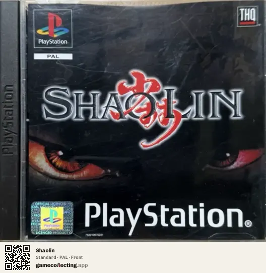 Shaolin PlayStation, PAL box front