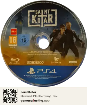 Saint Kotar PlayStation 4, PAL disc