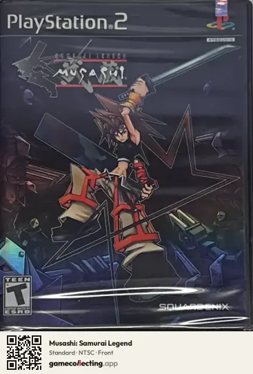 Musashi: Samurai Legend PlayStation 2, NTSC box front
