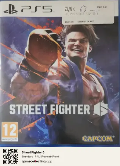 Street Fighter 6 PlayStation 5, France box front