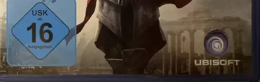 Assassin's Creed: The Ezio Collection, the USK square on its front