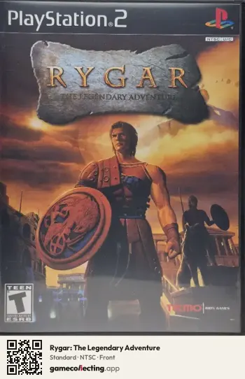 Rygar: The Legendary Adventure PlayStation 2, NTSC box front