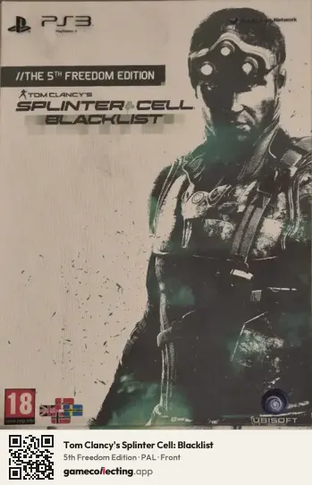 Tom Clancy's Splinter Cell: Blacklist PlayStation 3, PAL box front