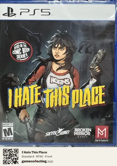 I Hate This Place PlayStation 5, NTSC box front