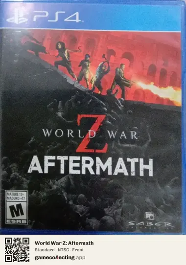 World War Z: Aftermath PlayStation 4, NTSC box front