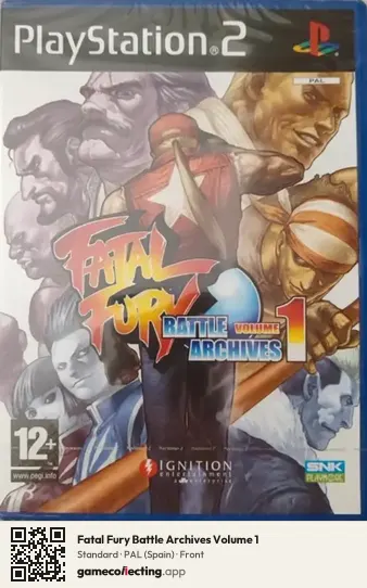 Fatal Fury Battle Archives Volume 1 PlayStation 2, Spain box front