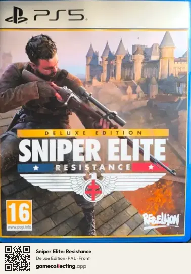Sniper Elite: Resistance PlayStation 5, PAL box front