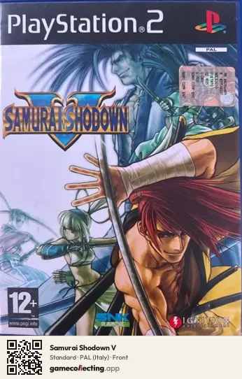 Samurai Shodown V PlayStation 2, Italy box front
