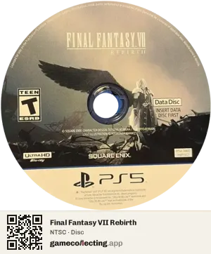 Final Fantasy VII Rebirth PlayStation 5, NTSC disc