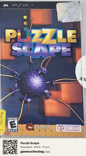 Puzzle Scape PlayStation Portable, NTSC box front