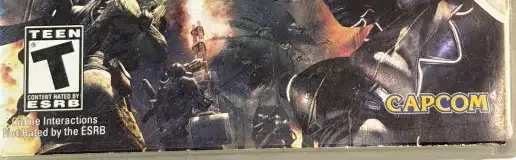 Lost Planet 2, the ESRB box on its front