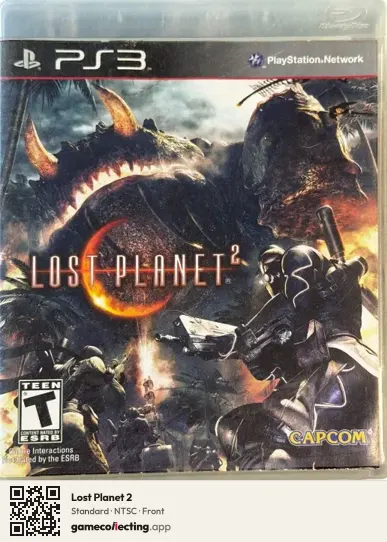 Lost Planet 2 PlayStation 3, NTSC box front