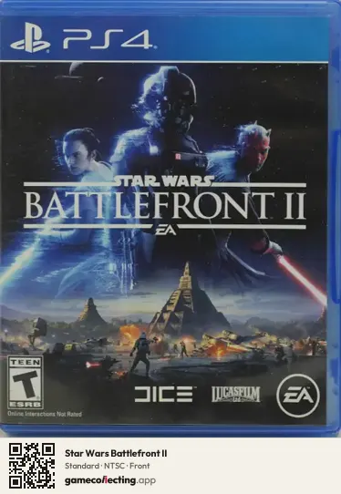 Star Wars Battlefront II PlayStation 4, NTSC box front