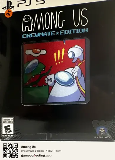Among Us PlayStation 5, NTSC box front