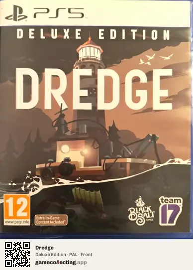 Dredge PlayStation 5, PAL box front