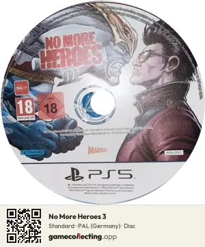No More Heroes 3 PlayStation 5, PAL disc