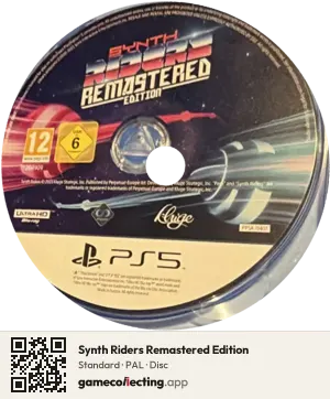 Synth Riders Remastered Edition PlayStation 5, PAL disc
