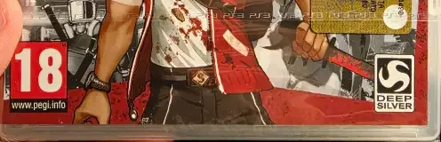 Escape Dead Island, the PEGI square on its front