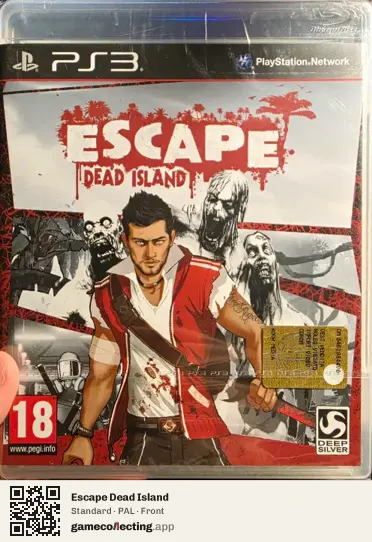 Escape Dead Island PlayStation 3, PAL box front