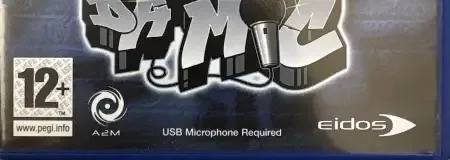 Get on Da Mic, the PEGI square on its front