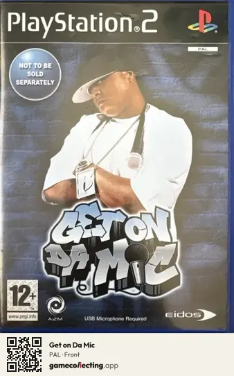 Get on Da Mic PlayStation 2, PAL box front