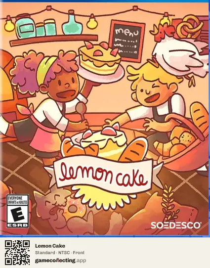 Lemon Cake PlayStation 4, NTSC box front