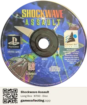 Shockwave Assault PlayStation, NTSC disc
