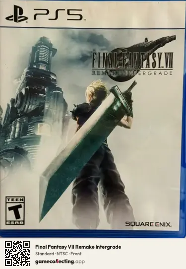 Final Fantasy VII Remake Intergrade PlayStation 5, NTSC box front