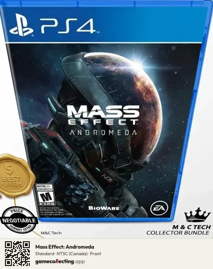 Mass Effect: Andromeda PlayStation 4, Canada box front
