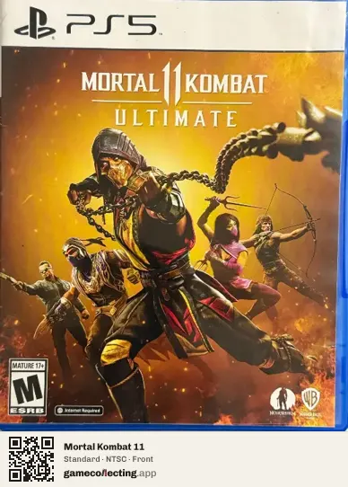 Mortal Kombat 11 PlayStation 5, NTSC box front