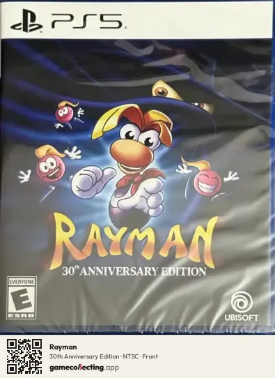 Rayman PlayStation 5, NTSC box front
