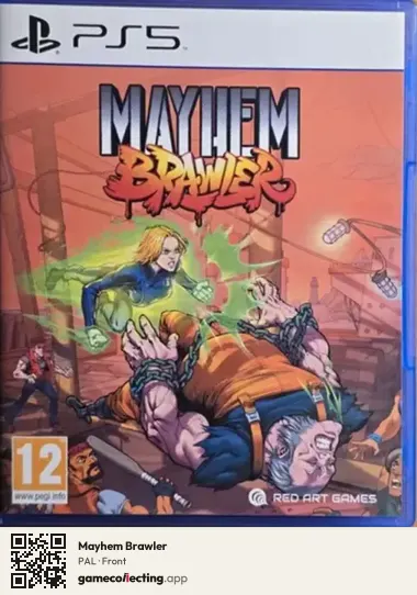 Mayhem Brawler PlayStation 5, PAL box front