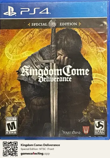 Kingdom Come: Deliverance PlayStation 4, NTSC box front