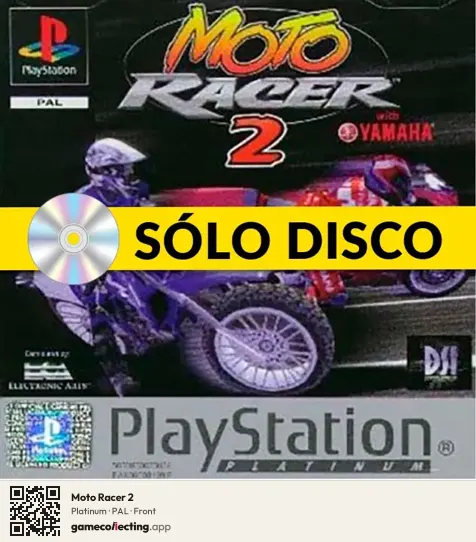 Moto Racer 2 PlayStation, PAL box front