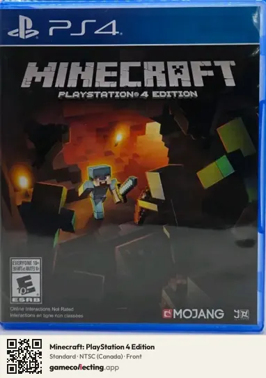 Minecraft: PlayStation 4 Edition PlayStation 4, Canada box front