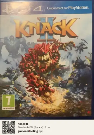 Knack II PlayStation 4, France box front