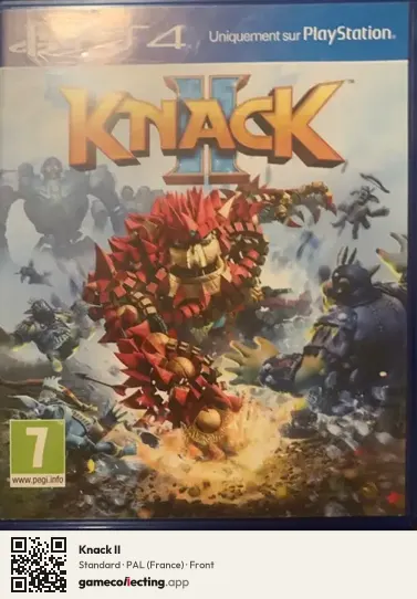 Knack II PlayStation 4, France box front