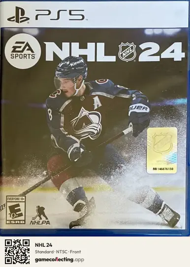 NHL 24 PlayStation 5, NTSC box front