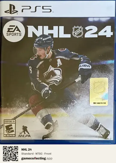 NHL 24 PlayStation 5, NTSC box front