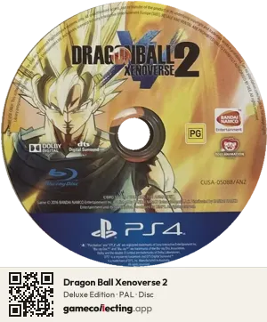 Dragon Ball Xenoverse 2 PlayStation 4, PAL disc