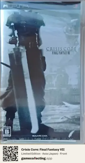 Crisis Core: Final Fantasy VII PlayStation Portable, Asia box front