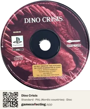 Dino Crisis PlayStation, PAL disc