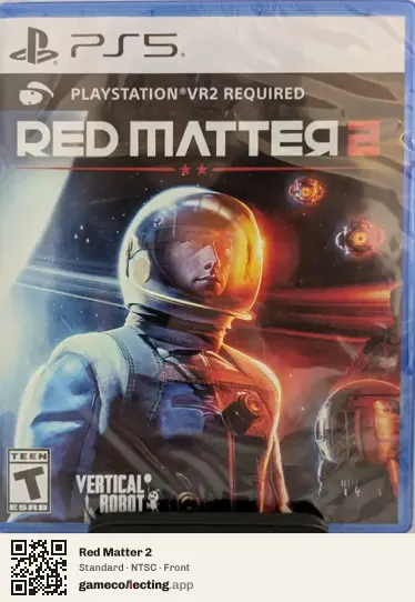 Red Matter 2 PlayStation 5, NTSC box front