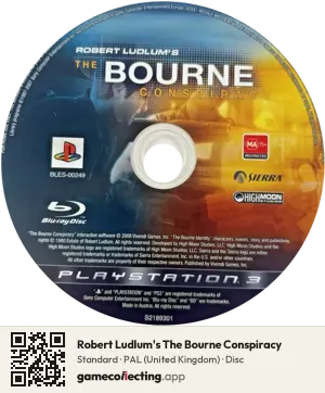 Robert Ludlum's The Bourne Conspiracy PlayStation 3, PAL disc
